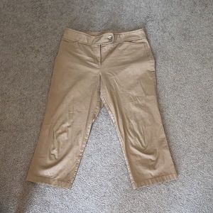 Ann Taylor Khaki Capris